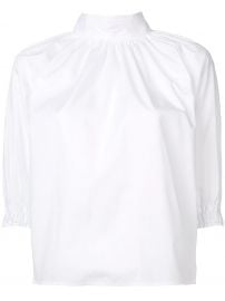 ROSETTA GETTY BALLOON BLOUSE - WHITE at Farfetch